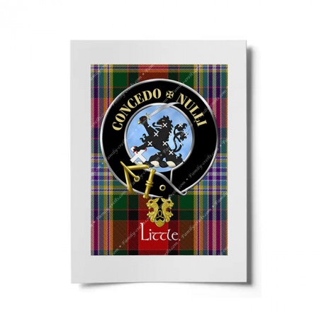 Little Scottish Clan Crest Ready to Frame Print