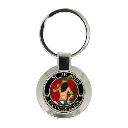 Livingstone Scottish Clan Crest Key Ring