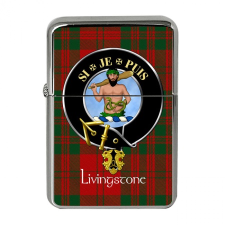 Livingstone Scottish Clan Crest Flip Top Lighter