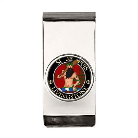 Livingstone Scottish Clan Crest Money Clip