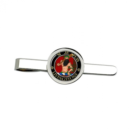 Livingstone Scottish Clan Crest Tie Clip