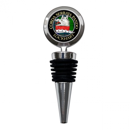 Lockhart Scottish Clan Crest Bottle Stopper