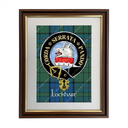 Lockhart Scottish Clan Crest Framed Print