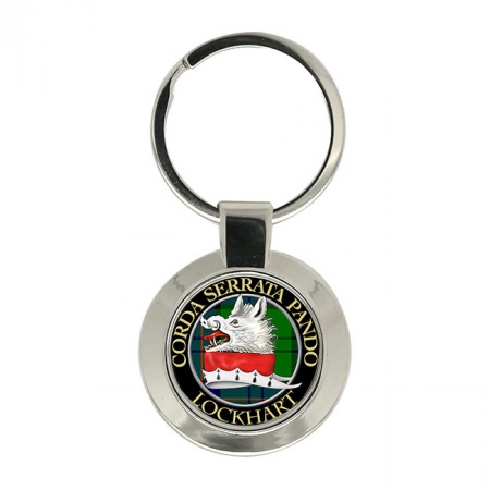 Lockhart Scottish Clan Crest Key Ring