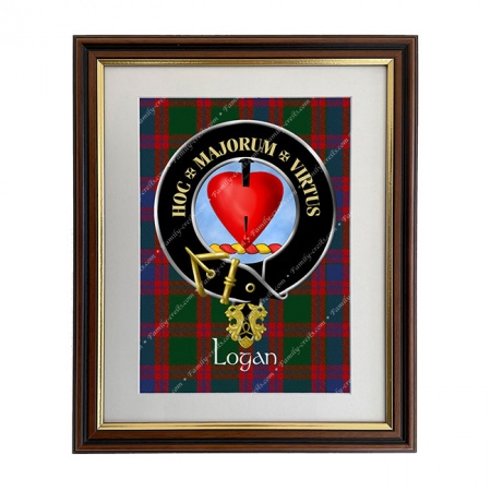 Logan Scottish Clan Crest Framed Print