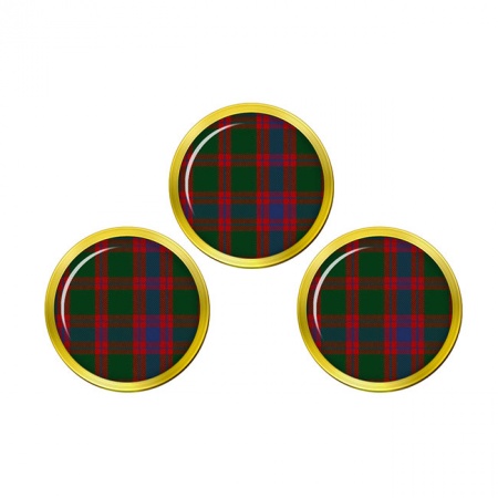 Logan Scottish Tartan Golf Ball Markers