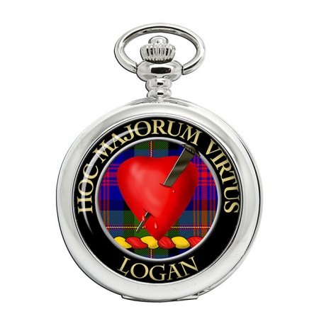 Logan Scottish Clan Crest Pocket Watch