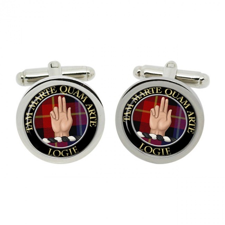 Logie Scottish Clan Crest Cufflinks