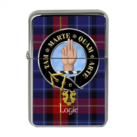 Logie Scottish Clan Crest Flip Top Lighter