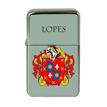 Lopes (Portugal) Coat of Arms Flip Top Lighter