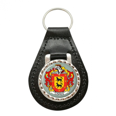 Lopez (Spain) Coat of Arms Key Fob