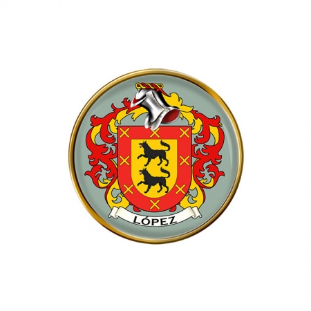 Lopez (Spain) Coat of Arms Pin Badge