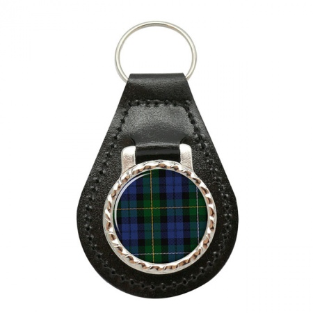 Campbell of Loudoun Scottish Tartan Leather Key Fob