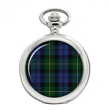 Campbell of Loudoun Scottish Tartan Pocket Watch
