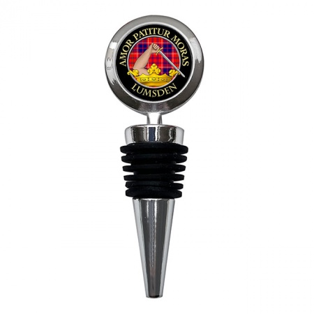 Lumsden Scottish Clan Crest Bottle Stopper