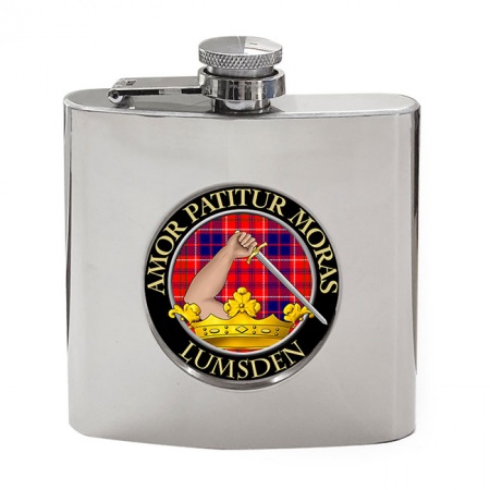 Lumsden Scottish Clan Crest Hip Flask