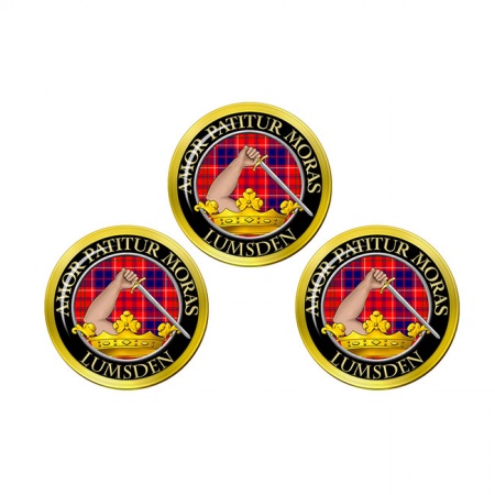 Lumsden Scottish Clan Crest Golf Ball Markers