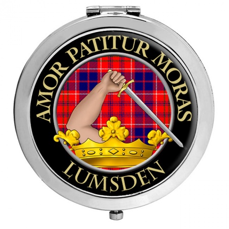 Lumsden Scottish Clan Crest Compact Mirror