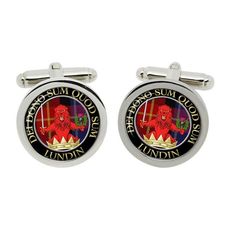 Lundin Scottish Clan Crest Cufflinks