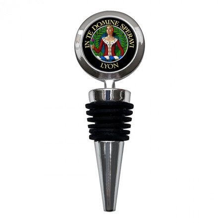 Lyon Scottish Clan Crest Bottle Stopper