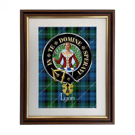 Lyon Scottish Clan Crest Framed Print