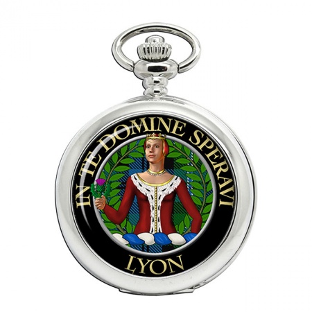 Lyon Scottish Clan Crest Pocket Watch