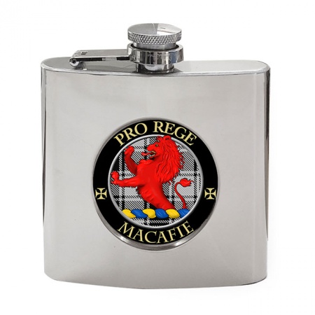 Macafie (Ancient) Scottish Clan Crest Hip Flask