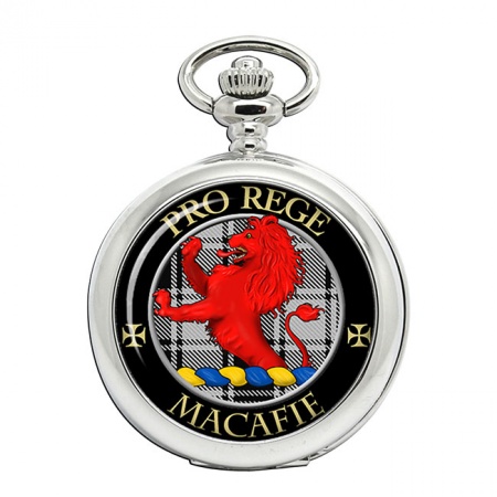 Macafie (Ancient) Scottish Clan Crest Pocket Watch