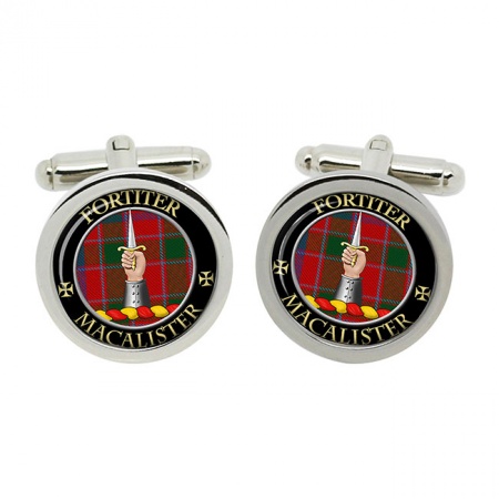 MacAlister Scottish Clan Crest Cufflinks