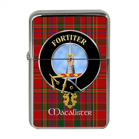 MacAlister Scottish Clan Crest Flip Top Lighter