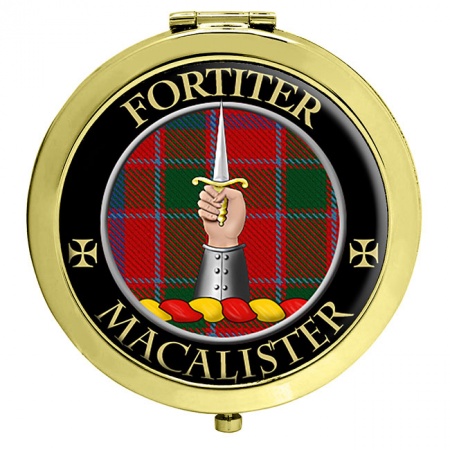 MacAlister Scottish Clan Crest Compact Mirror