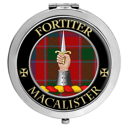 MacAlister Scottish Clan Crest Compact Mirror