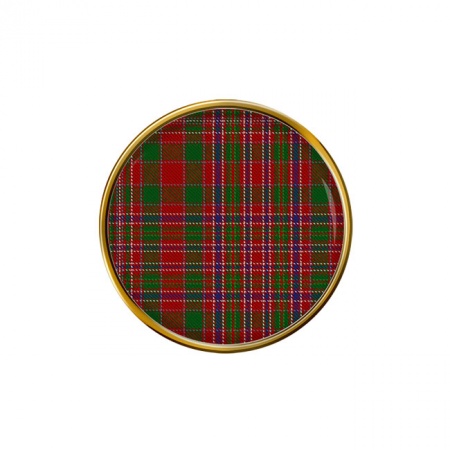 MacAlister Scottish Tartan Pin Badge