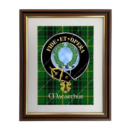 MacArthur (Ancient Scottish Clan Crest Framed Print
