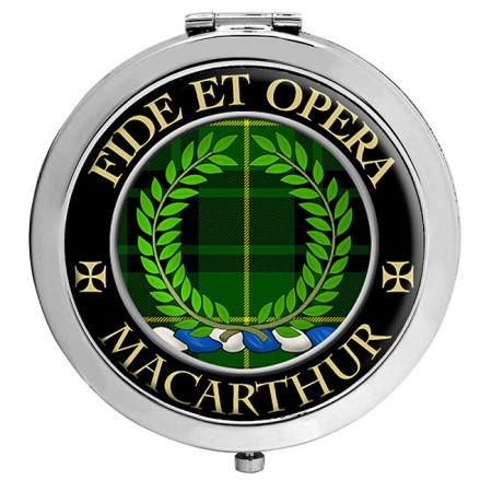 MacArthur (Ancient) Scottish Clan Crest Compact Mirror