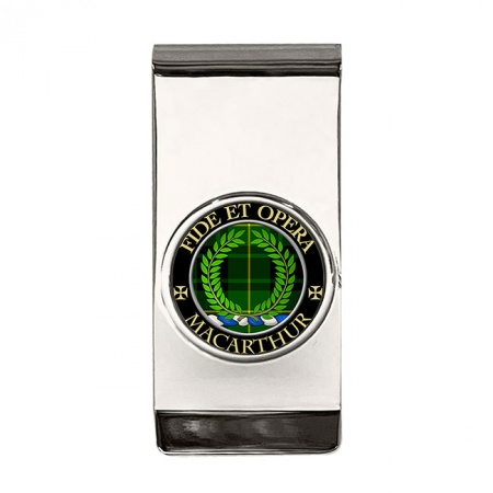 MacArthur (Ancient) Scottish Clan Crest Money Clip