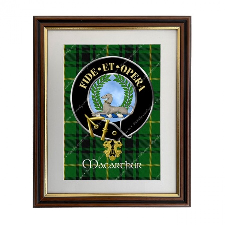 MacArthur (Modern Scottish Clan Crest Framed Print