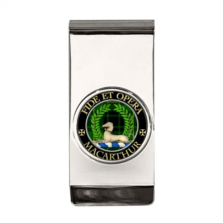 MacArthur (Modern) Scottish Clan Crest Money Clip