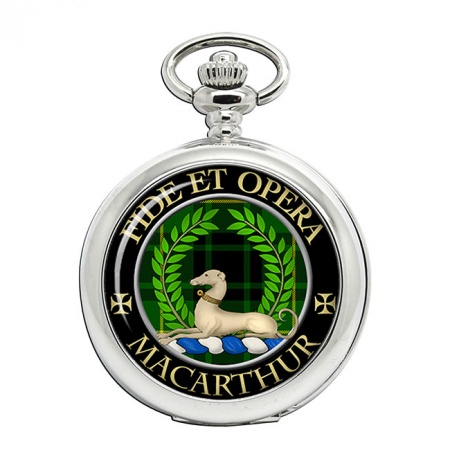 MacArthur (Modern) Scottish Clan Crest Pocket Watch
