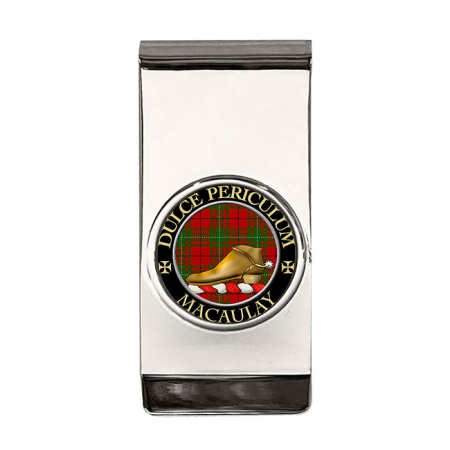 MacAulay Scottish Clan Crest Money Clip