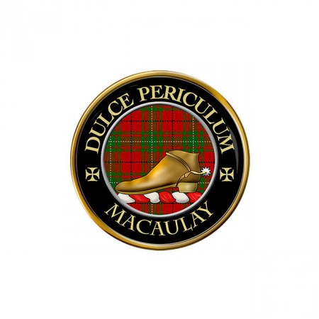 MacAulay Scottish Clan Crest Pin Badge