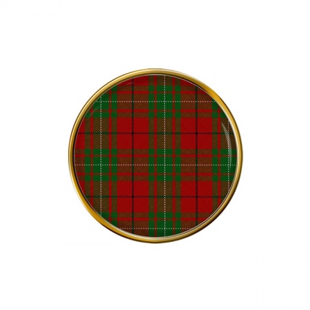 MacAulay Scottish Tartan Pin Badge