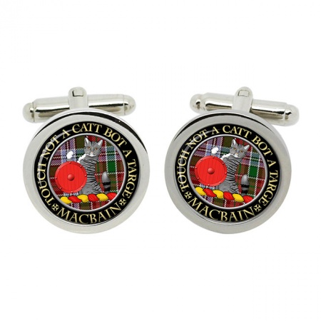 MacBain Scottish Clan Crest Cufflinks