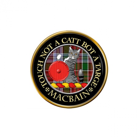 MacBain Scottish Clan Crest Pin Badge
