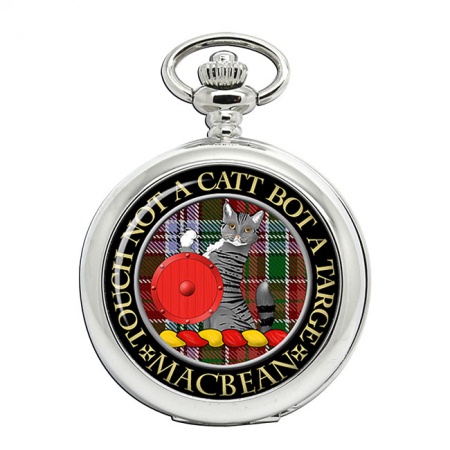 MacBean Scottish Clan Crest Pocket Watch