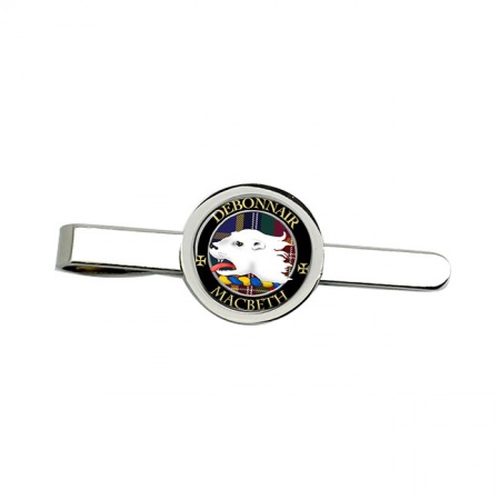 Macbeth (otter crest) Scottish Clan Crest Tie Clip