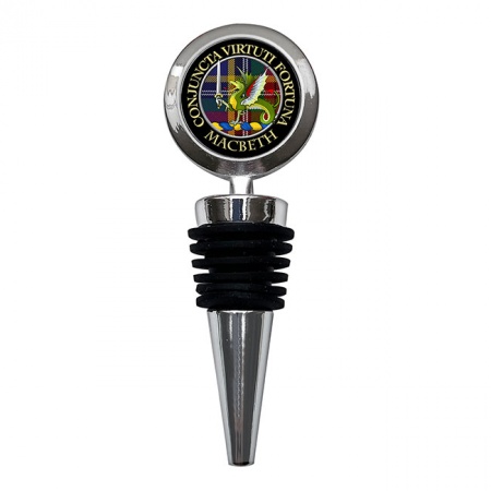 Macbeth (wyvern crest) Scottish Clan Crest Bottle Stopper