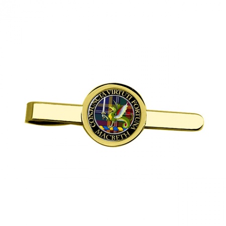 Macbeth (wyvern crest) Scottish Clan Crest Tie Clip