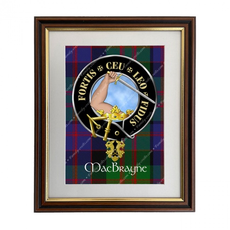 MacBrayne Scottish Clan Crest Framed Print