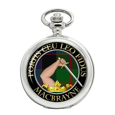 MacBrayne Scottish Clan Crest Pocket Watch